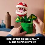 LEGO Super Mario Piranha Plant Building Sets for Adults - Mario Collectible for Men & Women, Ages 18+ Years - Gift for Christmas - Bedroom, Home Office, or Book Shelf Decor - 71426