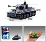 Cheerwing 1:72 German Tiger I Panzer Tank Remote Control Mini RC Tank with Rotating Turret and Sound