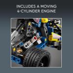 LEGO Technic Off-Road Race Buggy Buildable Car Toy, Cool Toy for 8 Year Old Boys, Girls and Kids who Love Rally Contests, Race Car Featuring Moving 4-Cylinder Engine and Working Suspension, 42164