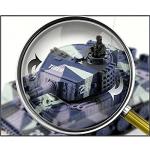 Cheerwing 1:72 German Tiger I Panzer Tank Remote Control Mini RC Tank with Rotating Turret and Sound