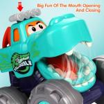 Toy Cars for 1 2 3 Year Old 3 Pack Monster Truck Toys Crocodile Bull Leopard Pull Back Car Big Wheel Animal Toy Trucks for Toddler 1-3 Baby Toys 12 18 Months Boy Girl Toddler Toy for 1 Year Old Gift