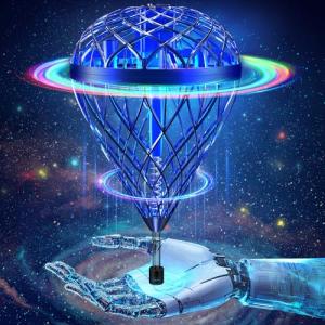 AMERFIST The Latest Cool and Magical Flying Toy, Combining AI Motion Control Technology with Contact Sensing System, Make it Become Bounce & Flip & Flight Toys, Fully unleashing Your Creativity.