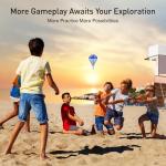 AMERFIST The Latest Cool and Magical Flying Toy, Combining AI Motion Control Technology with Contact Sensing System, Make it Become Bounce & Flip & Flight Toys, Fully unleashing Your Creativity.