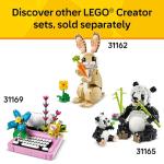 LEGO Creator 3 in 1 Playful Cat Toy - Building Toy with 3 Building Options, Cat, Dog, or Pigeon - Birthday Gift for Kids - Animal Figures for Kids, Girls and Boys, Ages 8+ - 31163