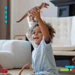 Discovery™ Remote Control T-Rex Dinosaur – Realistic Jurassic RC Action Figure with Walking Legs, Roaring Sounds, Chomping Mouth| Dinosaur Toys for Kids| Boys Toys RC Car Gift| Fun Dino for Ages 6+