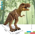 Discovery™ Remote Control T-Rex Dinosaur – Realistic Jurassic RC Action Figure with Walking Legs, Roaring Sounds, Chomping Mouth| Dinosaur Toys for Kids| Boys Toys RC Car Gift| Fun Dino for Ages 6+