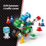 LEGO Super Mario: Mario Kart Yoshi Bike - Building Toy Set for Kids, Boys and Girls, Ages 7+ - Mario Kart Toy for Fans with Blue Yoshi - Gift Idea for Birthdays - 72031