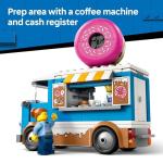 LEGO City Donut Truck Toy - Building Toy for Kids, Boys and Girls, Ages 5+ - Mobile Donut Stand with 2 Minifigures and Other Accessories - Fun Gift Idea for Birthdays & Holidays - 60452