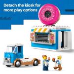 LEGO City Donut Truck Toy - Building Toy for Kids, Boys and Girls, Ages 5+ - Mobile Donut Stand with 2 Minifigures and Other Accessories - Fun Gift Idea for Birthdays & Holidays - 60452