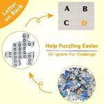 HUADADA Jigsaw Puzzles for Adults 1000 Pieces, Beach Shells Interlock Perfectly Letter on Back No Dust, Home Decor Birthday Party Toy for Men Women Elders Seniors (27.5"x19.6"), 1:1 Poster