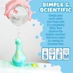 Tub Works® Kids Bath Bomb Potion™ Bath Toy, Variety 6 Pack | Nontoxic | Fizzes, Foams & Bubbles with an Eruption of Color | Interactive Bath Bombs | Fun Science Toddler Bath Toys