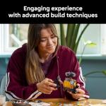 LEGO Disney & Pixar Wall-E & EVE Building Set for Adults, Ages 18+ - Home Office, Book Shelf, or Room Decor for Disney Fans - Gift Ideas for Men & Women - 43279