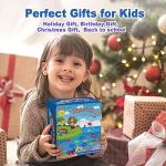 BAYSING Wooden Magnetic Sight Word Fishing Game for Toddlers, Alphabet Fish Catching Games Puzzle with Letters, Homeschool Sight Word Educational Toy for Age of 3,4,5,6 Year Old Kids, Boys & Girls