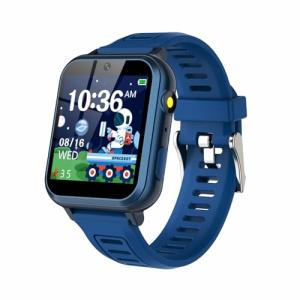 Tixpc Smart Watch for Kids with 39 Puzzle Games HD Touch Screen Camera Music Player Pedometer Alarm Clock Calculator Flashlight 12/24 hr Gifts for 4-12 Year Old Boys Toys for Kids