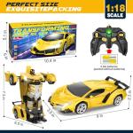 Dolanus Remote Control Car - Transform Robot RC Cars, Toys for Ages 5-7, Kids Toys, 4 Year Old Boy Toys, Toys for 3 4 5 6 7 8 10 12 Years Old Boy, Gifts for Boys Kids Toddlers Birthday
