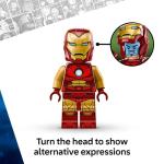 LEGO Marvel Iron Man Mech vs. Ultron Building Toy Set - Iron Man Toy for Kids, Boys and Girls, Ages 6+ - Buildable Action Figure - Superhero Gift for Birthday - 76307