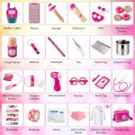 EFO SHM Doctor Kit for Kids Girls, 34 Pcs Kids Doctor Kit for Toddlers 3-5 with Medical Storage Bag & Real Stethoscope, Pretend Play Set for Boys Girls Fun Role Playing Game