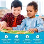 Matching Memory Game - Memory Games For Kids Ages 4-8 - Memory Matching Games For Toddlers 3-5 - Kids Camping Toys Gifts - Preschool Board Game - Preschool Learning Activities Educational Toys