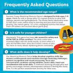 Matching Memory Game - Memory Games For Kids Ages 4-8 - Memory Matching Games For Toddlers 3-5 - Kids Camping Toys Gifts - Preschool Board Game - Preschool Learning Activities Educational Toys