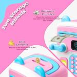 【Upgraded】 Piggy Bank, Face ID Password Unlocking Electronic Kids Bank ATM Security Unlocking Cash Coin Bank Toys Gifts for Kids, Coin Bank for 3 4 5 6 7 8 9 10 11 12 Year Old Girls Boys