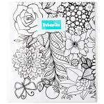 Dvbonike Jumbo Mandala Coloring Poster Giant Flower DIY Drawing Paper Art Blank Banner 55.1 x 23.6 Inch Color-in Table Cover Wall Decoration School Group Activities for Kids Arts Craft Party Suppiles