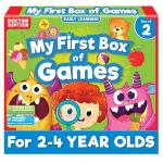 Doctor Jupiter My First Box of Games for Ages 2-4 | Set of Monster Munch, Scavenger Hunt Sight Word Board Games | Montessori Educational Toys, Learning Activites