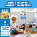Doctor Jupiter My First Box of Games for Ages 2-4 | Set of Monster Munch, Scavenger Hunt Sight Word Board Games | Montessori Educational Toys, Learning Activites