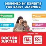 Doctor Jupiter My First Box of Games for Ages 2-4 | Set of Monster Munch, Scavenger Hunt Sight Word Board Games | Montessori Educational Toys, Learning Activites