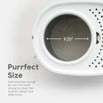 IRIS USA Large Top Entry Cat Litter Box