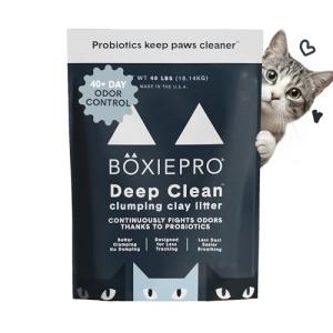 Boxie Probiotic Clumping Cat Litter, 40LB