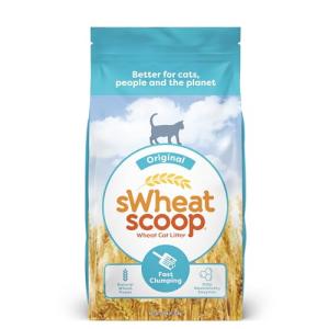 sWheat Scoop Natural Wheat Cat Litter, 25 lb