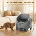 Self-Cleaning XL Litter Box with App Control