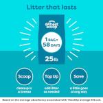 sWheat Scoop Natural Wheat Cat Litter, 25 lb