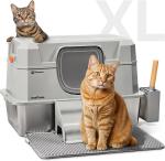 Petcove XL Stainless Steel Cat Litter Box