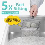 XL Stainless Steel Enclosed Litter Box for Cats