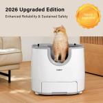 Open-Top Self-Cleaning Cat Litter Box