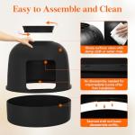 Lifewit Hidden Litter Box with Faux Plant