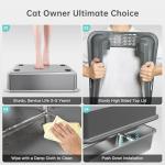 XL Stainless Steel Enclosed Cat Litter Box