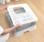 Gagee Large Enclosed Cat Litter Box with Drawer