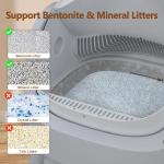Self-Cleaning Open-Top Cat Litter Box Set