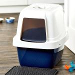 Large Enclosed Cat Litter Box with Sifting Top