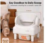 Smart Self-Cleaning Litter Box for Multiple Cats
