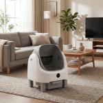 Automatic Self-Cleaning Cat Litter Box with App