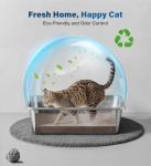 Stainless Steel Cat Litter Box, Easy Clean