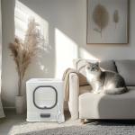 Large Enclosed Cat Litter Box with Drawer