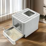Extra Large Stainless Steel Cat Litter Box