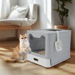 Extra Large Stainless Steel Cat Litter Box