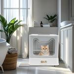 Extra Large Stainless Steel Cat Litter Box