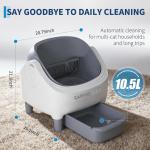 Automatic Self-Cleaning Cat Litter Box with App