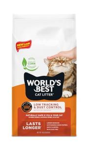 World's Best Unscented Cat Litter, 15 Pounds
